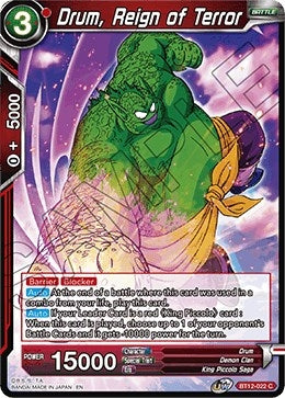Image for Drum, Reign of Terror - Dragon Ball Super: Masters