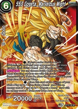 Image for SS3 Gogeta, Marvelous Might - Dragon Ball Super: Masters