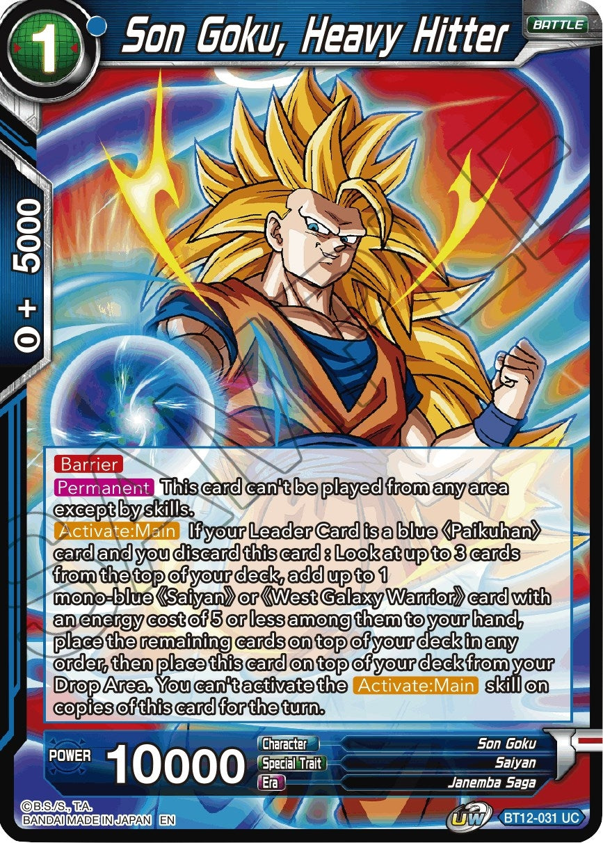 Image for Son Goku, Heavy Hitter - Dragon Ball Super: Masters