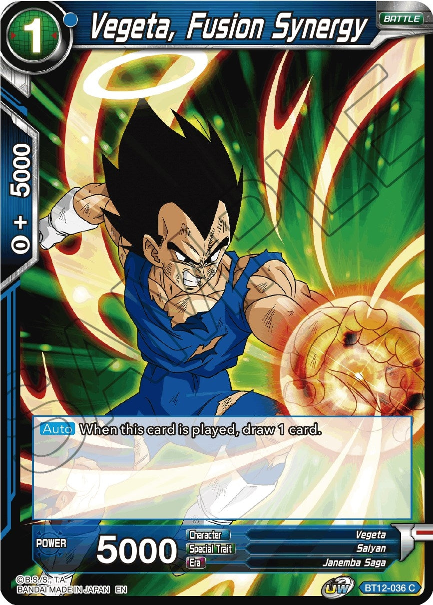 Image for Vegeta, Fusion Synergy - Dragon Ball Super: Masters