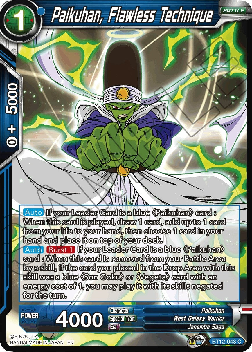 Image for Paikuhan, Flawless Technique - Dragon Ball Super: Masters