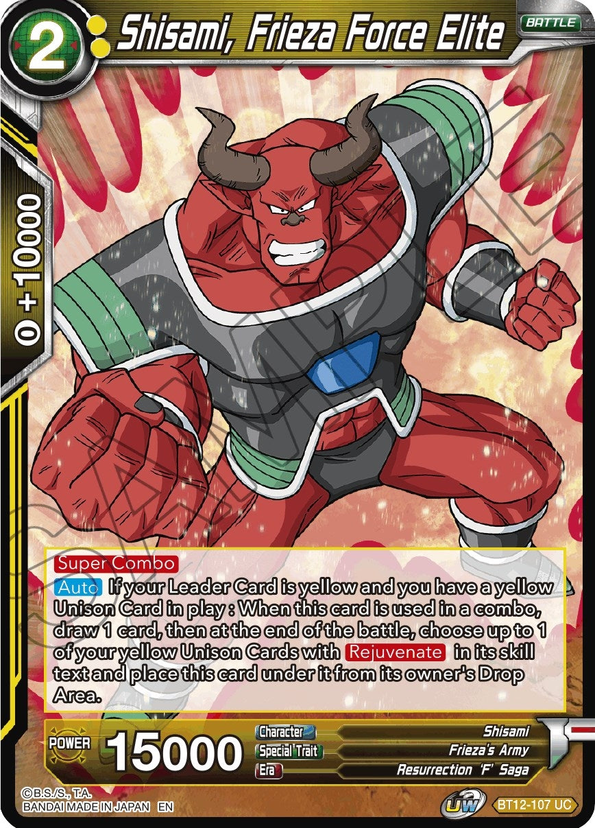 Image for Shisami, Frieza Force Elite - Dragon Ball Super: Masters