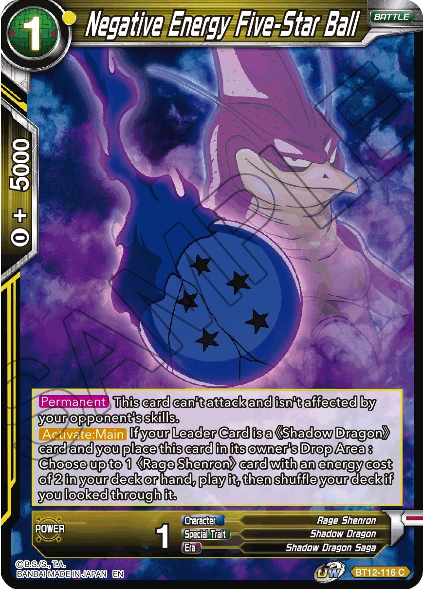 Image for Negative Energy Five-Star Ball - Dragon Ball Super: Masters