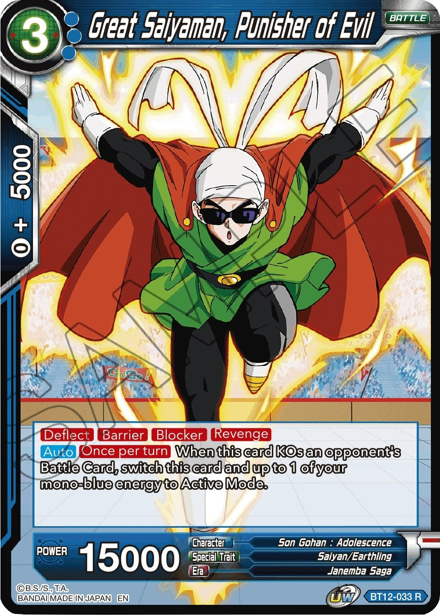 Image for Great Saiyaman, Punisher of Evil - Dragon Ball Super: Masters