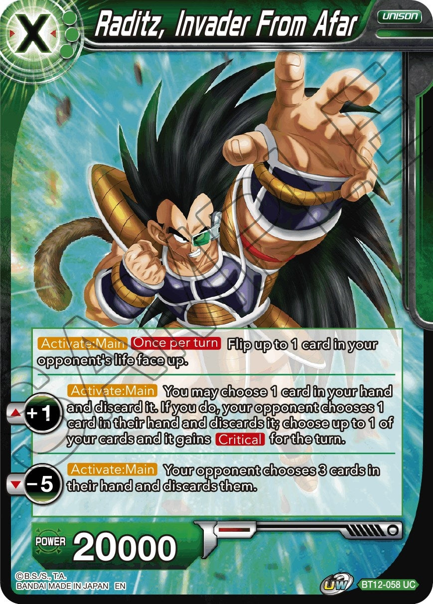 Image for Raditz, Invader From Afar - Dragon Ball Super: Masters