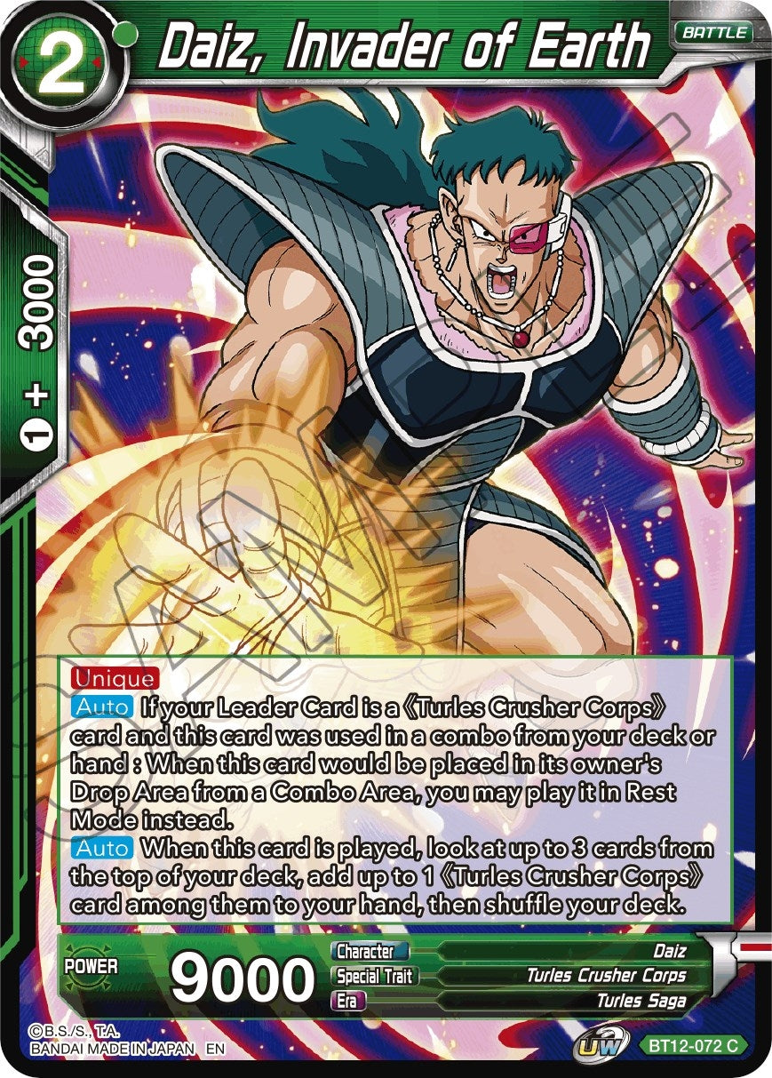 Image for Daiz, Invader of Earth - Dragon Ball Super: Masters