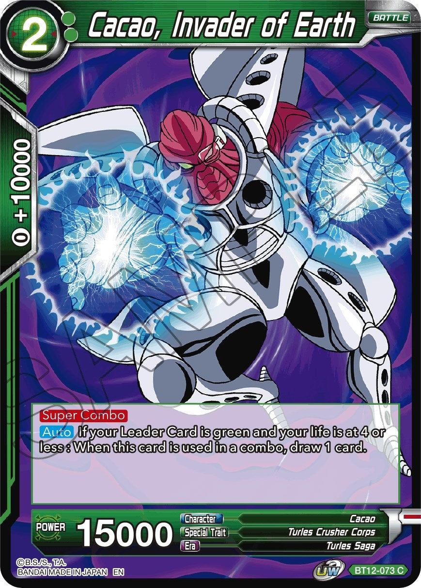 Image for Cacao, Invader of Earth - Dragon Ball Super: Masters