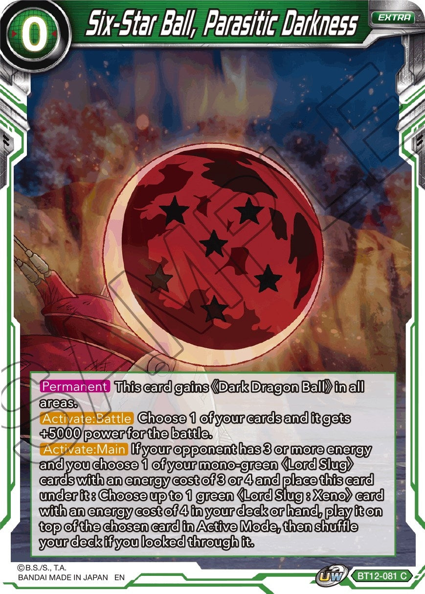 Image for Six-Star Ball, Parasitic Darkness - Dragon Ball Super: Masters