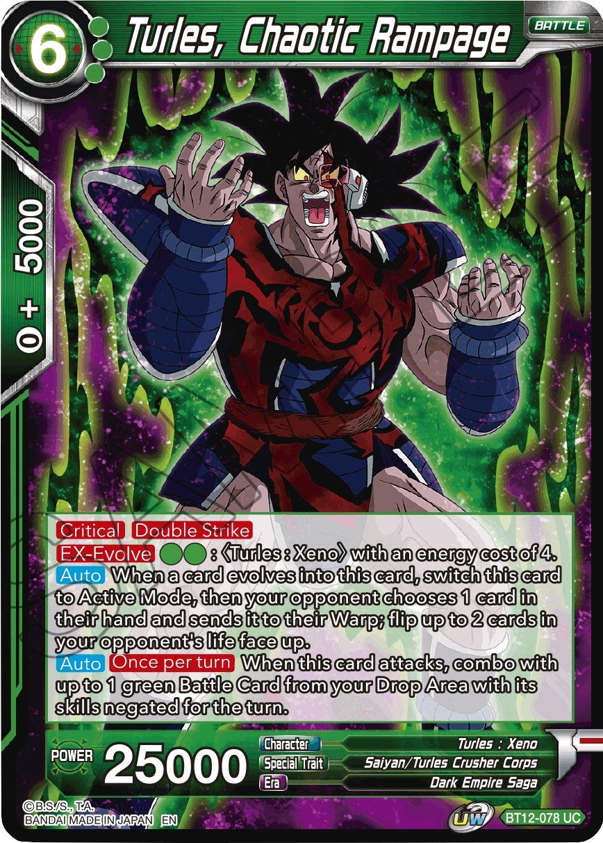 Image for Turles, Chaotic Rampage - Dragon Ball Super: Masters