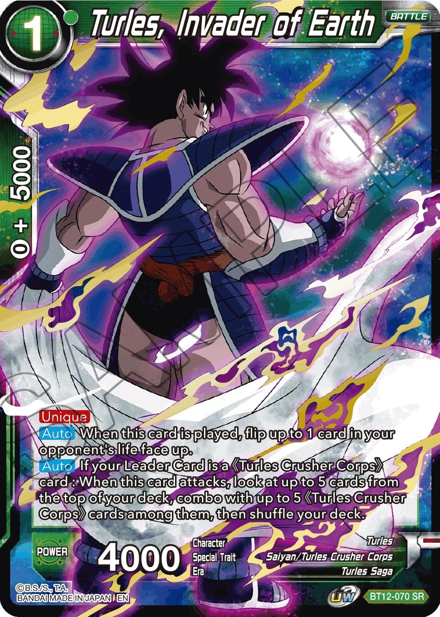 Image for Turles, Invader of Earth - Dragon Ball Super: Masters