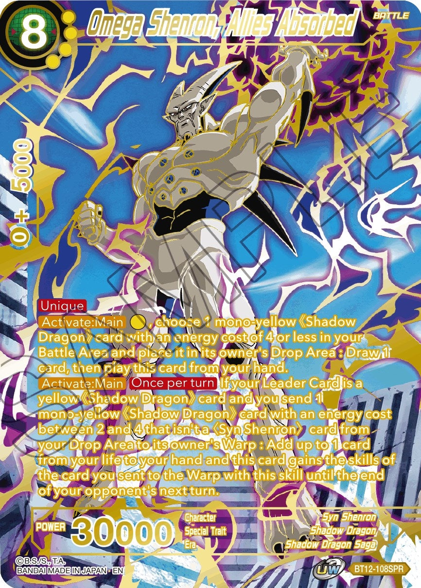 Image for Omega Shenron, Allies Absorbed (SPR) - Dragon Ball Super: Masters