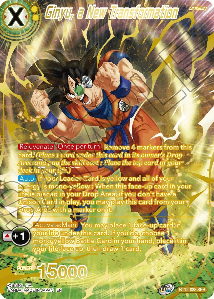 Image for Ginyu, a New Transformation (SPR) - Dragon Ball Super: Masters