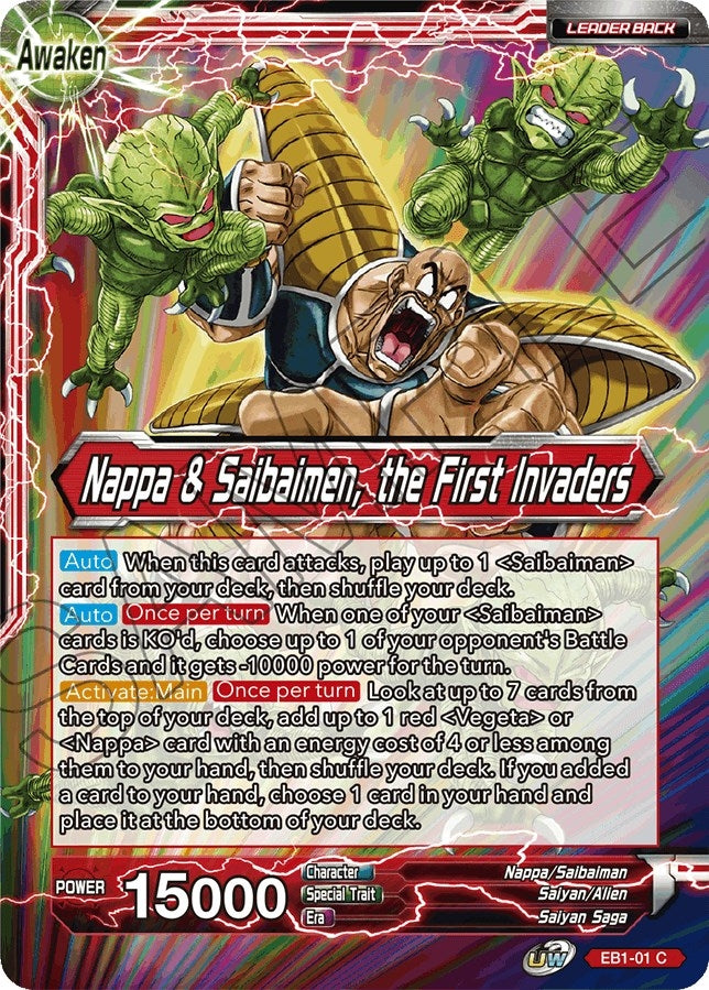 Image for Nappa // Nappa & Saibaimen, the First Invaders - Dragon Ball Super: Masters