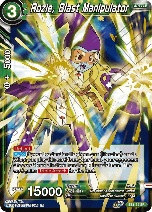 Image for Rozie, Blast Manipulator - Dragon Ball Super: Masters