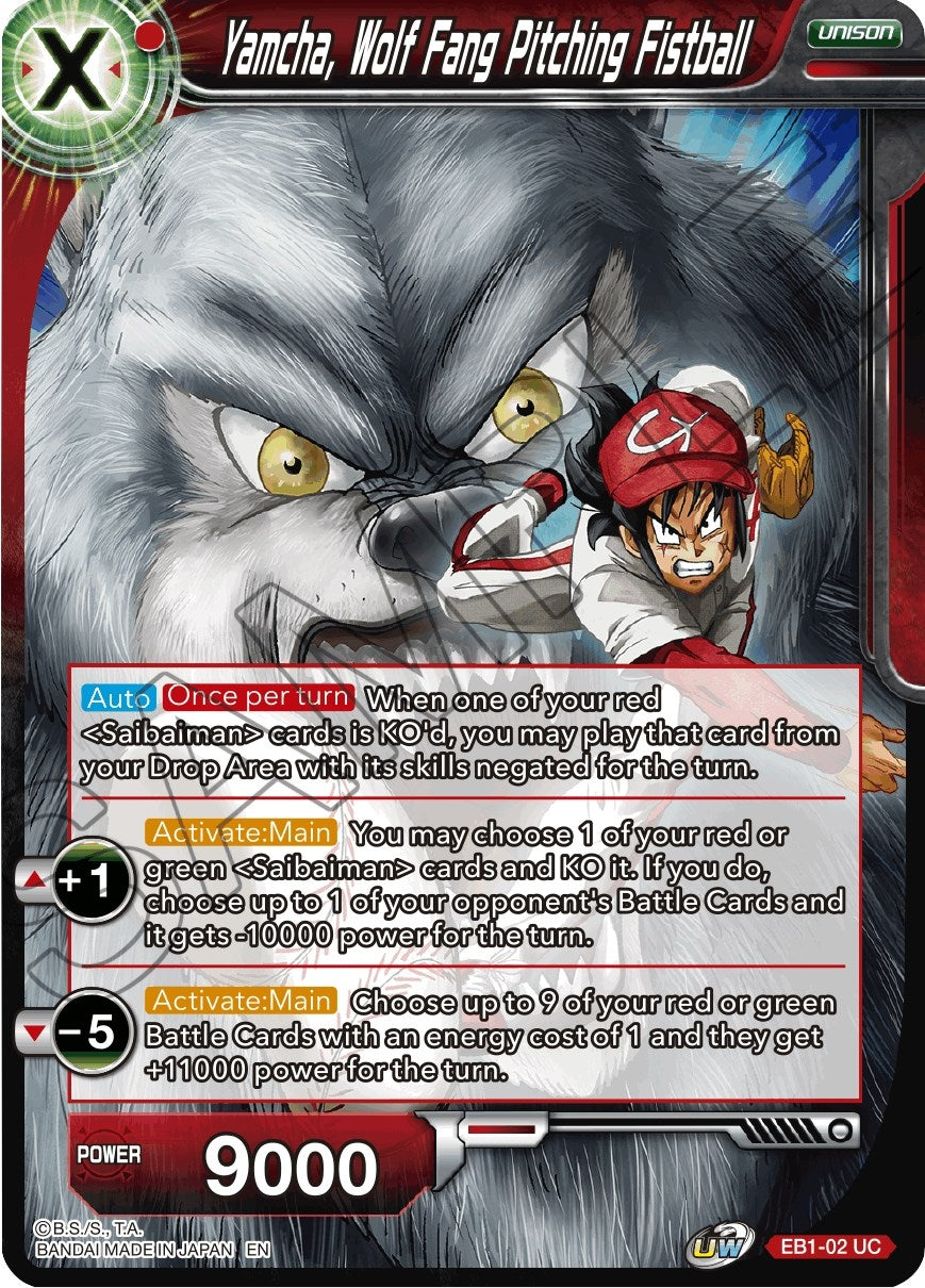 Image for Yamcha, Wolf Fang Pitching Fistball - Dragon Ball Super: Masters