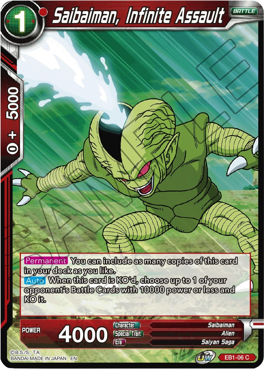 Image for Saibaiman, Infinite Assault - Dragon Ball Super: Masters