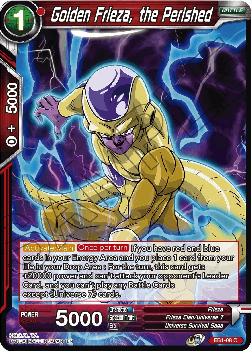 Image for Golden Frieza, the Perished - Dragon Ball Super: Masters