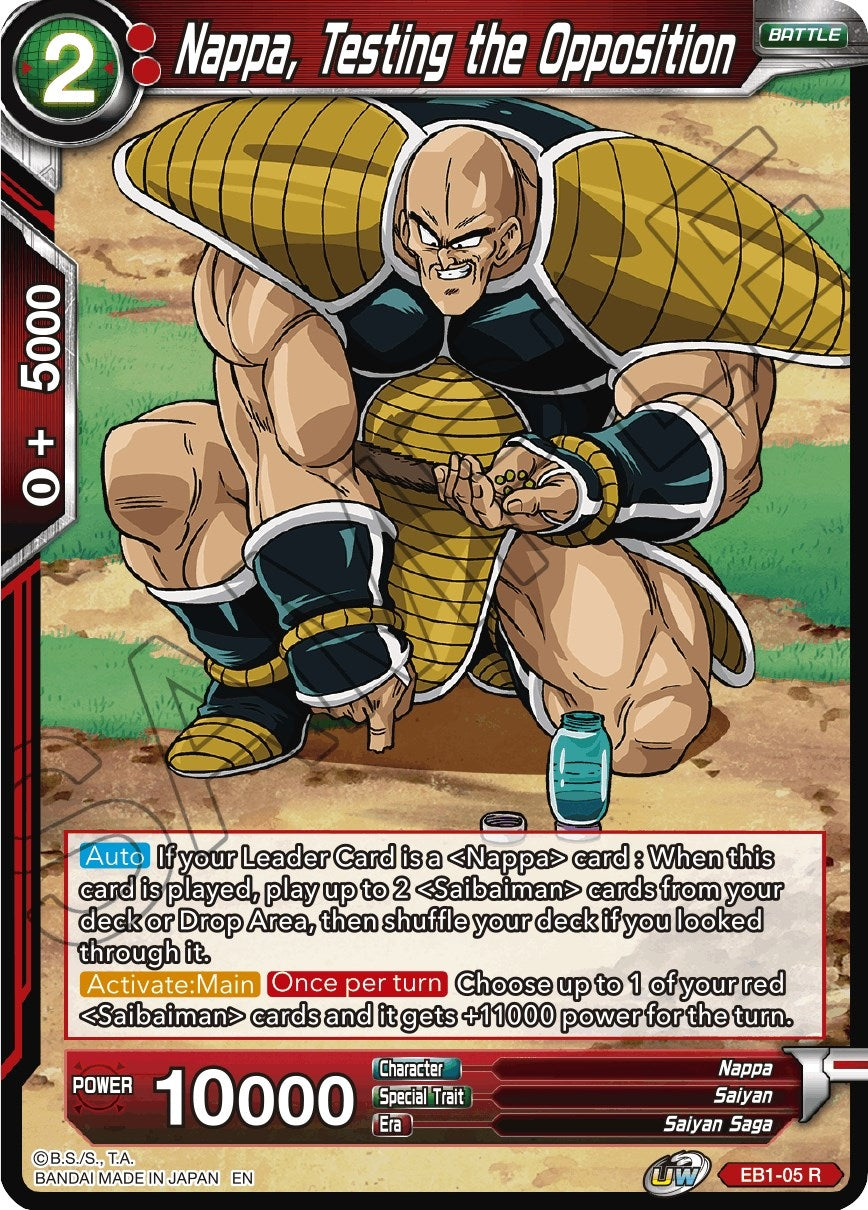 Image for Nappa, Testing the Opposition - Dragon Ball Super: Masters