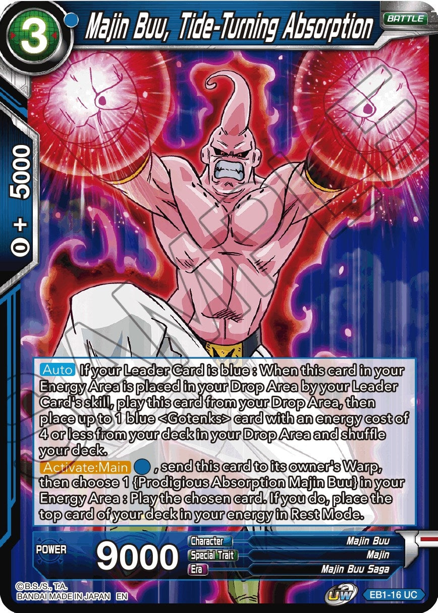 Image for Majin Buu, Tide-Turning Absorption - Dragon Ball Super: Masters