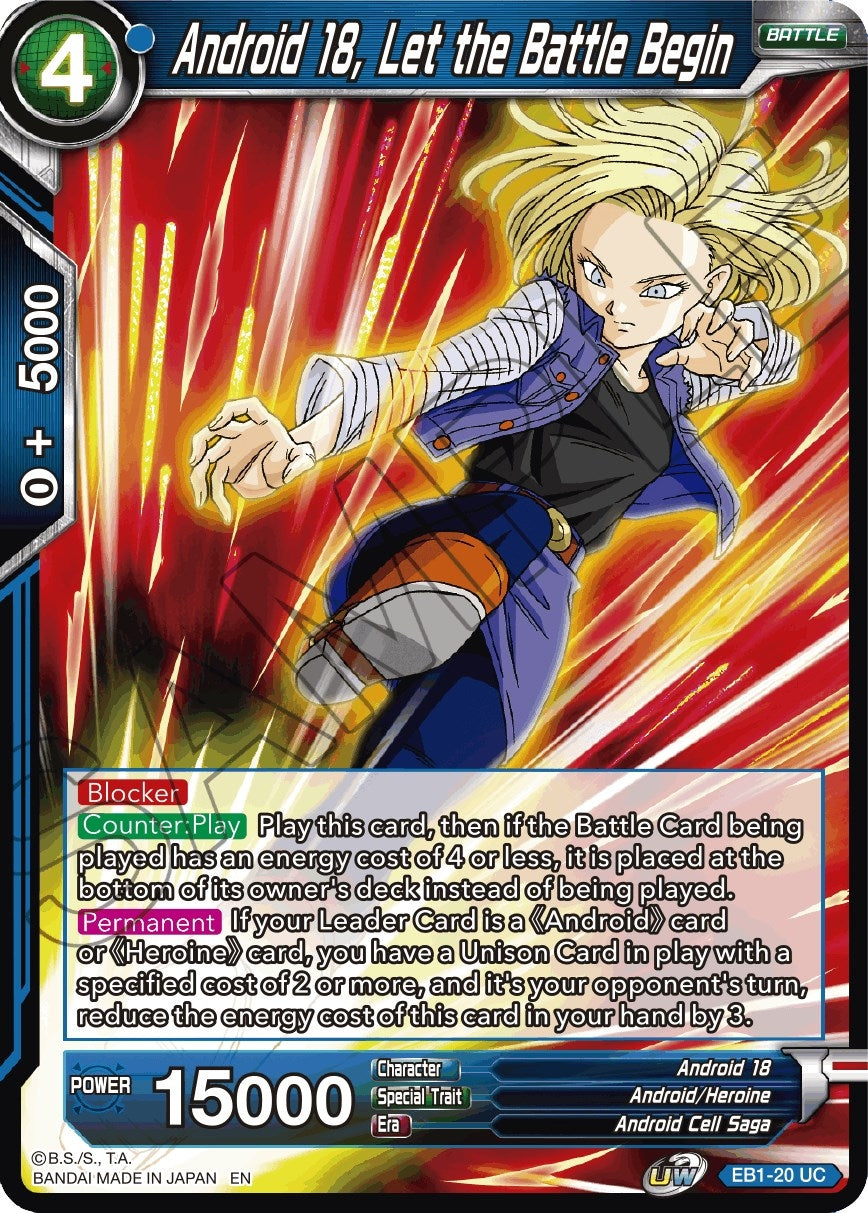 Image for Android 18, Let the Battle Begin - Dragon Ball Super: Masters