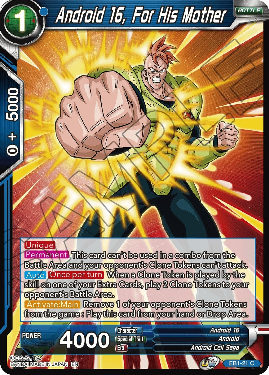 Image for Android 16, For His Mother - Dragon Ball Super: Masters