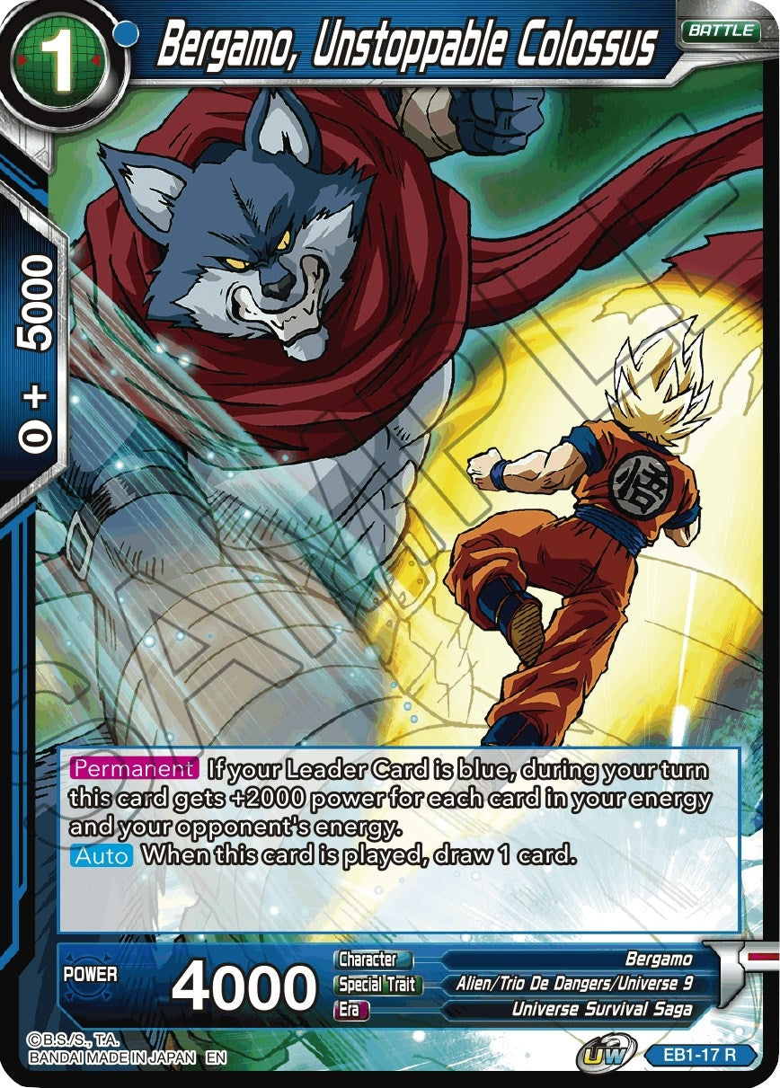 Image for Bergamo, Unstoppable Colossus - Dragon Ball Super: Masters