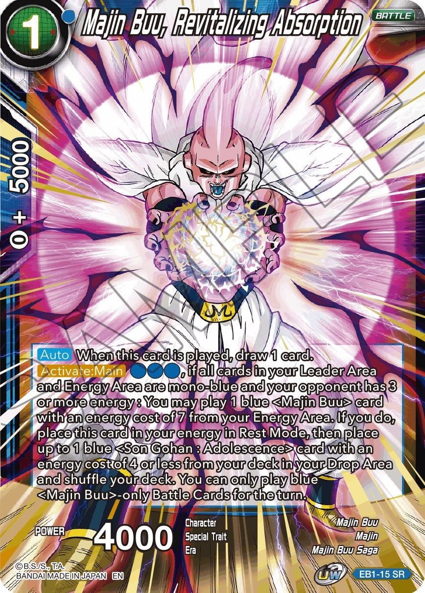 Image for Majin Buu, Revitalizing Absorption - Dragon Ball Super: Masters