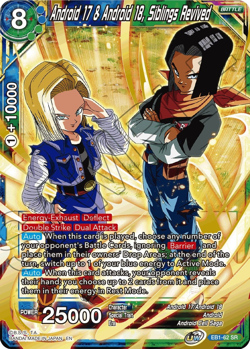 Image for Android 17 & Android 18, Siblings Revived - Dragon Ball Super: Masters