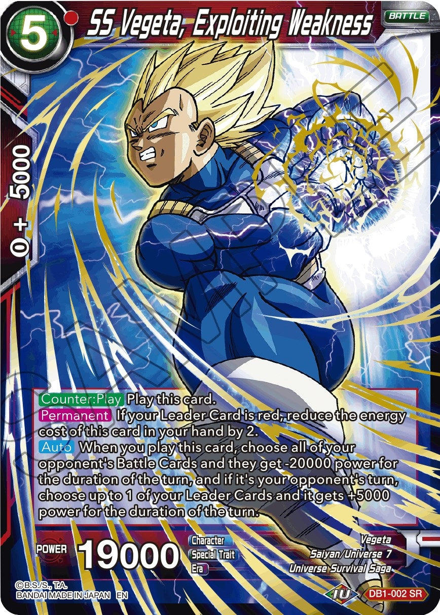Image for SS Vegeta, Exploiting Weakness (Reprint) - Dragon Ball Super: Masters