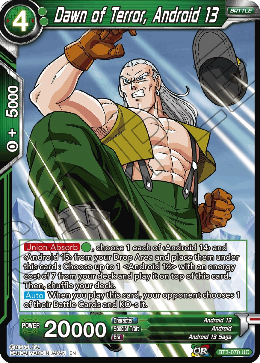 Image for Dawn of Terror, Android 13 (Reprint) - Dragon Ball Super: Masters