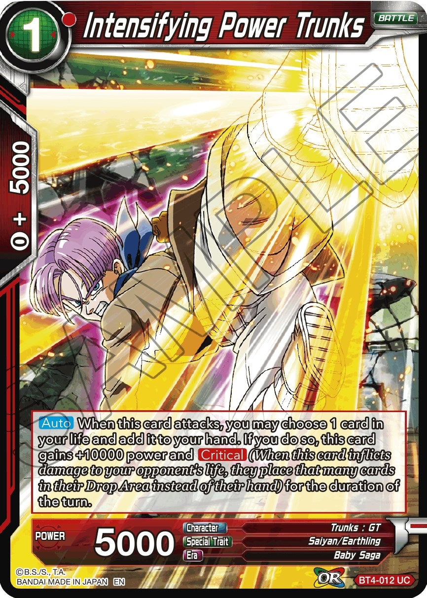 Image for Intensifying Power Trunks (Reprint) - Dragon Ball Super: Masters