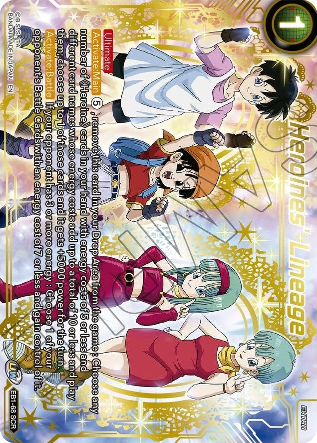 Image for Heroines' Lineage - Dragon Ball Super: Masters