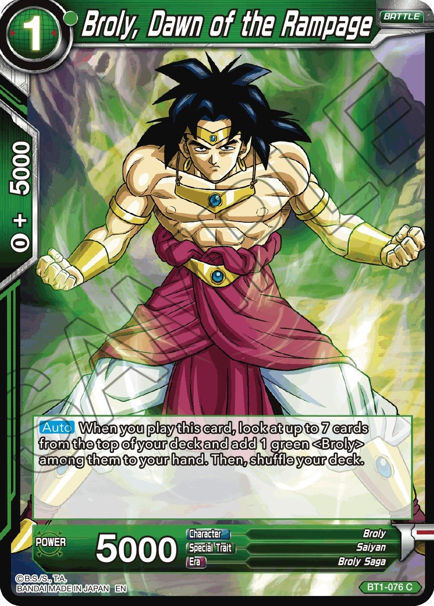 Image for Broly, Dawn of the Rampage (Reprint) - Dragon Ball Super: Masters