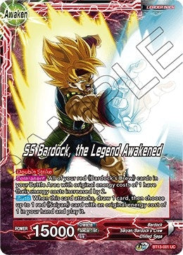 Image for Bardock // SS Bardock, the Legend Awakened - Dragon Ball Super: Masters
