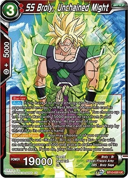 Image for SS Broly, Unchained Might - Dragon Ball Super: Masters