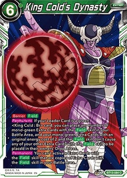 Image for King Cold's Dynasty - Dragon Ball Super: Masters