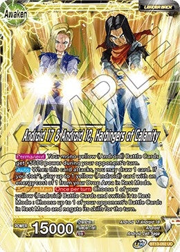 Image for Android 17 & Android 18 // Android 17 & Android 18, Harbingers of Calamity - Dragon Ball Super: Masters