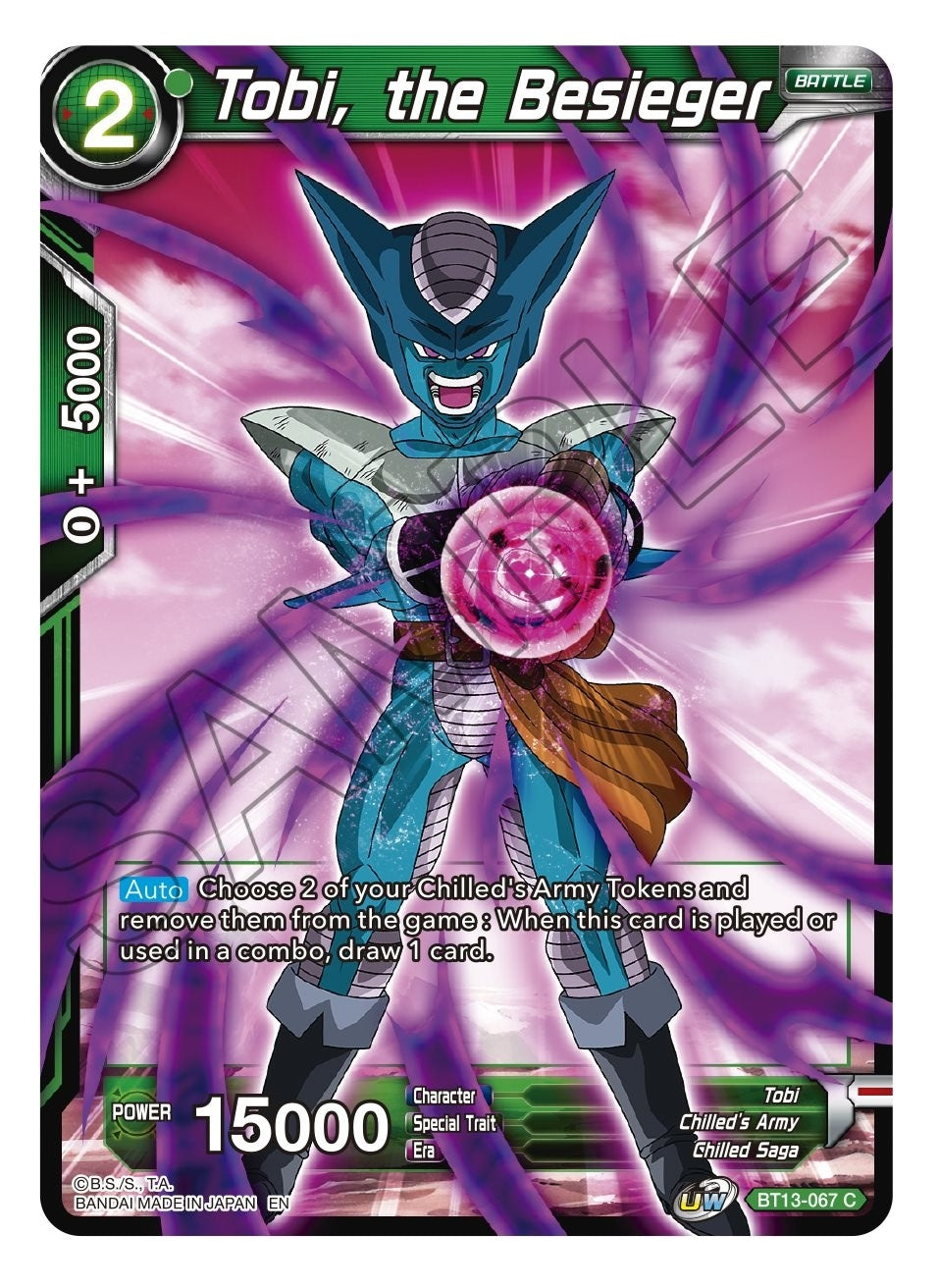 Image for Tobi, the Besieger - Dragon Ball Super: Masters