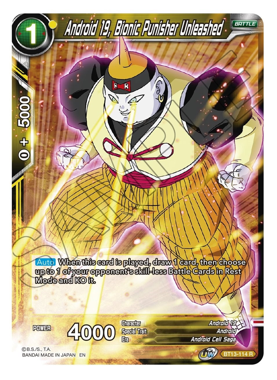 Image for Android 19, Bionic Punisher Unleashed - Dragon Ball Super: Masters