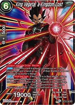 Image for King Vegeta, a Kingdom Lost - Dragon Ball Super: Masters