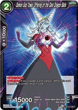Image for Demon God Towa, Offering of the Dark Dragon Balls - Dragon Ball Super: Masters