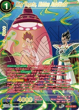 Image for King Vegeta, Hidden Ambitions (SPR) - Dragon Ball Super: Masters