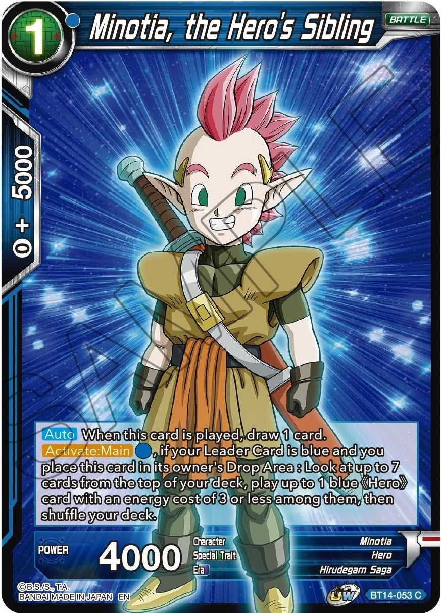 Image for Minotia, the Hero's Sibling - Dragon Ball Super: Masters