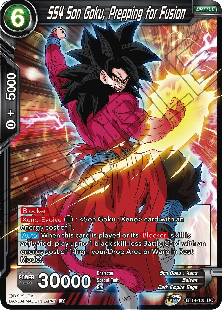 Image for SS4 Son Goku, Prepping for Fusion - Dragon Ball Super: Masters