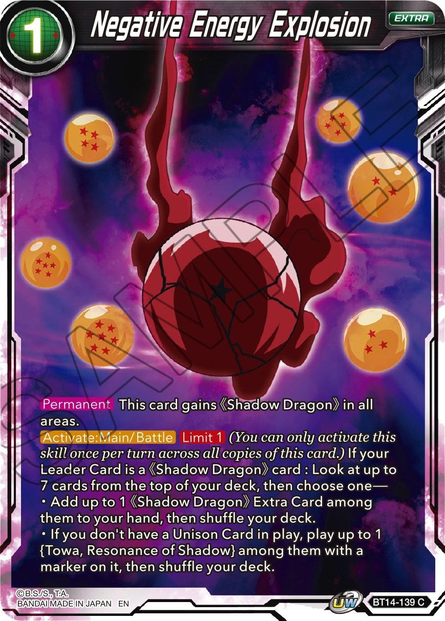 Image for Negative Energy Explosion - Dragon Ball Super: Masters