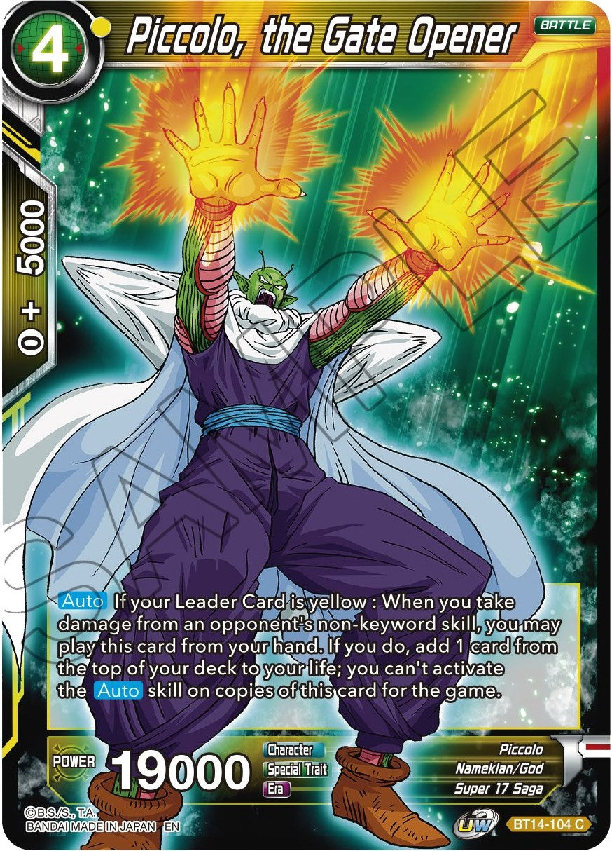 Image for Piccolo, the Gate Opener - Dragon Ball Super: Masters