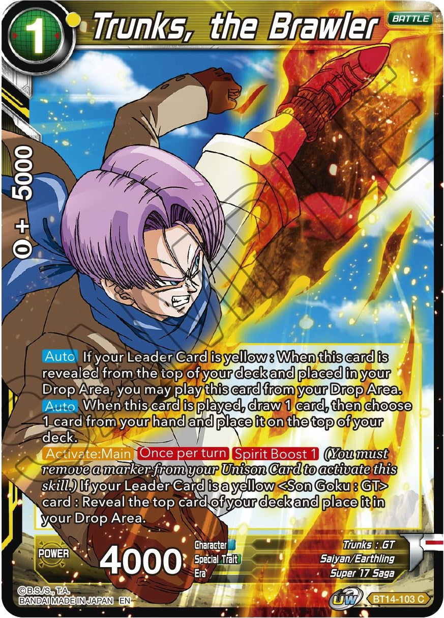 Image for Trunks, the Brawler - Dragon Ball Super: Masters