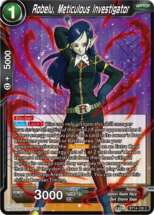 Image for Robelu, Meticulous Investigator - Dragon Ball Super: Masters