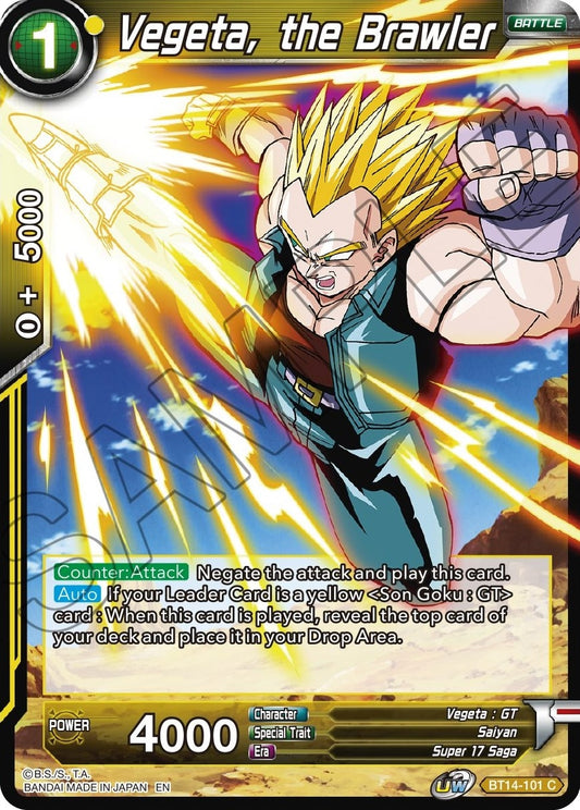 Image for Vegeta, the Brawler - Dragon Ball Super: Masters