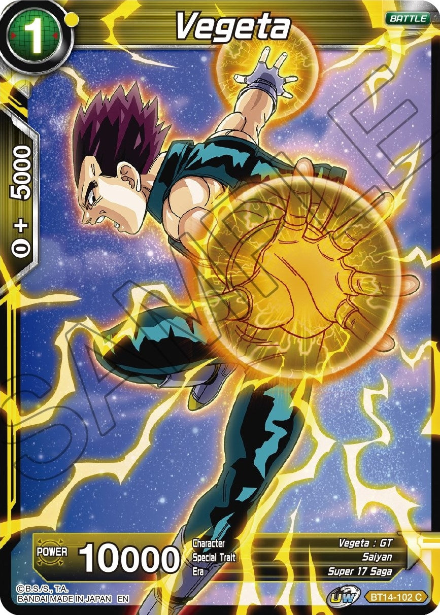 Image for Vegeta (BT14-102) - Dragon Ball Super: Masters